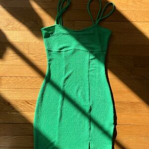 Green Sleeveless Dress